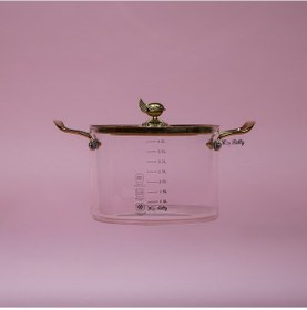 Resim Bellisima Cam Tencere 4,5 Lt Şeffaf 