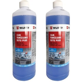 Resim 2x Würth Konsantre Antifrizli Cam Temizleme Suyu Plus 1000 ml 