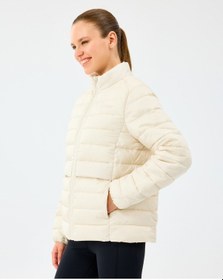 Resim Skechers W Padded Jacket Kadın Ecru Mont S242063-1983 Ekru 