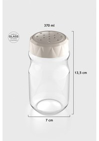 Resim Renga Lexa 370 Ml Cam Baharatlık 161016 Bej Bej 