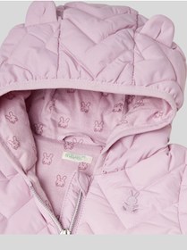 Resim Benetton Unisex Bebek Mont 1-18 Ay Pembe 