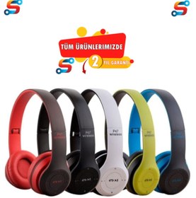 Resim P47 Bluetooth Kablosuz Kulak Üstü Kulaklık 
