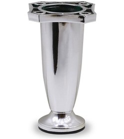 Resim Badem10 Mobilya Kanepe Baza Sehpa Ayağı Ayarlı 10 Cm Parlak Krom Ayak 