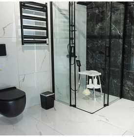 Resim Primanova Apollo Banyo Duş Taburesi Beyaz M-Kv35-01 Beyaz 