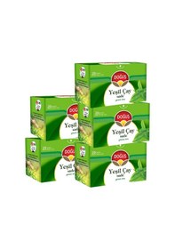 Resim Doğuş Yeşil Çay Sade Süzen Poşet Çay 5 x 20'li 