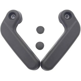 Resim Youtek Honda Civic Del Sol 1993-1997 İki Taraflı Targa Tavan Kilit Kolu Seti - Siyah Abs Malzeme 