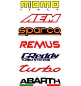 Resim Momo Aem Sparco Turbo Çoklu Sticker 1.sınıf Renkli Baskı 