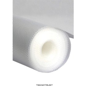 Resim Buğz Mutfak Kaydırmaz Şeffaf Raflık Kaymaz Dolap Içi Çekmece Örtüsü Pvc 45X300 cm Koruyucu Eva Kalın 