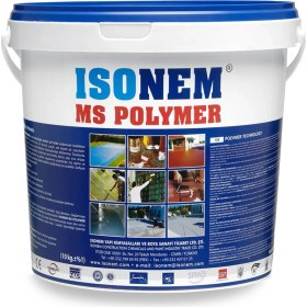 Resim İsonem Ms Polymer Şeffaf Su Yalıtım Kaplaması 18 kg Yüksek Kapatıcılık ve Kolay Uygulama 