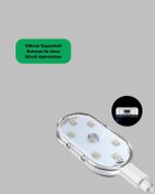 Resim Usb Şarjlı Çok Renkli Dokunmatik Led Gece Lambası 