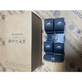 Resim AUDİ A1 2019-2022 ÖN SOL CAM AÇMA KAPAMA DÜĞMESİ 5G0959857C 