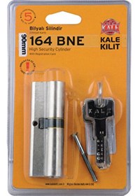 Resim Kale 164 Bne Bilyalı Silindir 90mm Saten Niken - Blister 