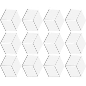 Resim Ruseaao Kendinden Yapışkanlı, Ses Geçirmez Köpük Panelli Akustik Paneller, Beyaz (Yurt Dışından) 