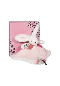 Resim Doudou Hediye Kutulu Pembe Tavşan Uyku Arkadaşı 25 Cm 