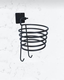 Resim Snow Homs Yapışkanlı Fön Makinesi Saç Kurutma Makinesi Tutucu/Fönlük Fön Askısı 