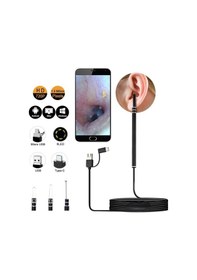 Resim Kulak Temizleme Aracı Kaşık Hd Kamera Aracı Usb Tipi C Soket Win 