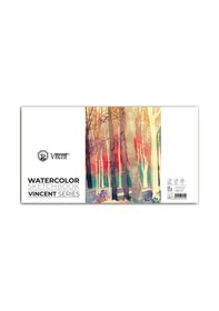 Resim Vıncent Watercolor Sketchbook 300gr 14cmx35cm 10 Sayfa Suluboya Defteri 