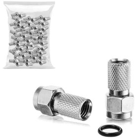 Resim NZM TİCARET Mfk-1089 F Konnektör Rg6 Geniş Contalı 100Lü Paket 