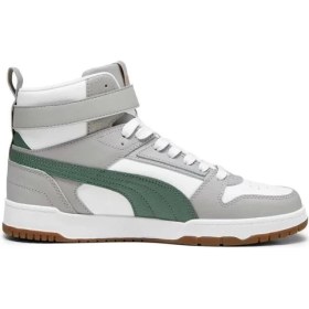 Resim Puma 385839 17 RBD Game Beyaz-Gri-Yeşil Erkek Basketbol Ayakkabıs 