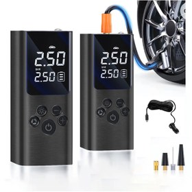 Resim WOTOBE A6 Taşınabilir Powerbankli Kendinden Şarjlı Hava Pompası 