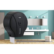 Resim Vialli MJ1B Mini Jumbo Wc Kağıdı Dispenseri Siyah 