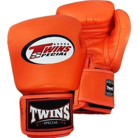 Resim Twins Bgvl3-or Turuncu Boks Eldiveni Deri Muay Thai Eldiveni Turuncu 