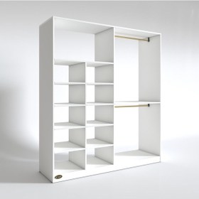 Resim Kenzlife giysi dolabı fikret 180*180*45 byz gardırop 