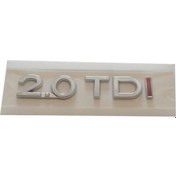 Resim Vw 2.0 Tdı Tek Kırmızı Bagaj Yazısı Logo Şilt 3C0853675F 