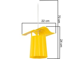 Resim Sarı Ahşap Fener, Doğal ve Şık Dekoratif Aydınlatma 