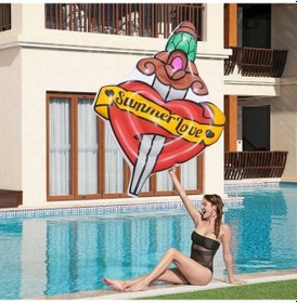 Resim Deniz Yatağı Yaz Aşkı Dövmeli - 1 Adet 