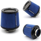 Resim Xh-un077-079 Araba Yüksek Akışlı Soğuk Koni Motor Hava Giriş Filtresi, Boyut: 63mm Mavi 