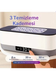 Resim Omniax Ultrasonik Gözlük Temizleme Cihazı - Takı Saat Lens Derin Temizlik Makinesi 