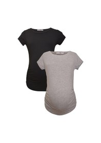 Resim Luvmabelly Myra2017 2009 Hamile Tshirt Seti-çok Renkli 