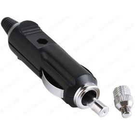 Resim 12V Oto Çakmak Soket Fişi Erkek Sigortalı Led Göstergeli 