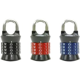 Resim Store lilashopsell Soyunma Kilidi Kendi Kombinasyon Asma Kilidinizi Ayarlayın, 3'lü Paket, Renkler De 