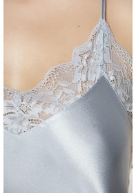 Resim Pierre Cardin Saten Dantelli Gecelik 870 Mist (550651745) 