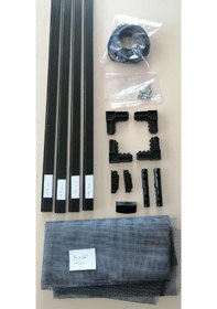 Resim 17 25 Pencere Sineklik Tam Takım Siyah 