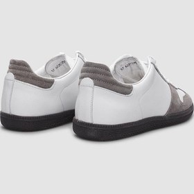 Resim Cabani %100 Hakiki Deri Beyaz Bağcıklı Kadın Spor Ayakkabı Beyaz 