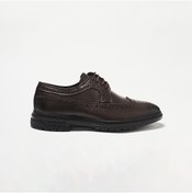 Resim John May Erkek Oxford ( Klasik) OG-344 Kahve Deri 