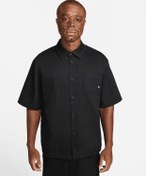 Resim Nike Club Button-Down Short-Sleeve Top 