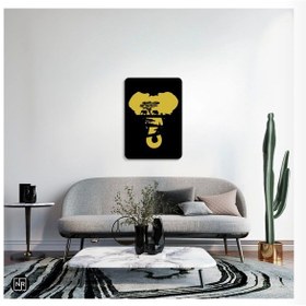 Resim Afrisoul Metal Duvar Tablosu 