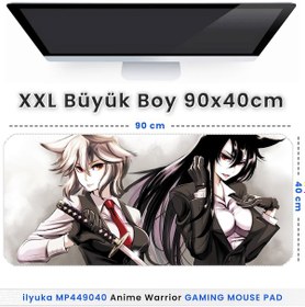 Resim İlyuka Mousepad 90x40cm Büyük Boy Xxl Mp449040 Anime Warrior 