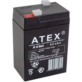 Resim Akü 6 Volt-4 Amper (70x48x101 Mm) Atex (ışıldak Aküsü) 