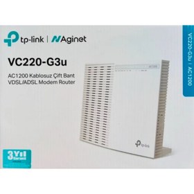 Resim Tp-Link VC220-G3U 5ghz Ac 1200 Wirelles Dual Fiber-Vdsl2 Modem 