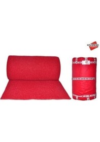 Resim Abk Kıvırcık Kırmızı Paspas 120 Cm Kaymaz Yolluk Kaydırmaz Halı Abk0889 - 