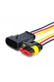 Resim Genel Markalar 3 Lü Su Geçirmez Üçlü Konnektör Söket Waterproof 