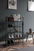 Resim Daylight 5 Raflı Metal Ayakkabılık Çok Amaçlı Raf 