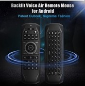 Resim Createtech G7v Pro 2.4ghz Kablosuz Klavye Led Aydınlatmalı, Android Tv & Pc İçin Jiroskoplu Uzaktan Kumanda 