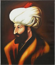 Resim E38 El İşçiliği Fatih Sultan Mehmet Yağlı Boya Resim 60 50 Cm - 6127 