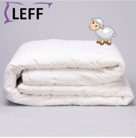 Resim Leff Çift Kişilik, Tek Kişilik, Çocuk, Bebek İçin Yün Yorgan Krem 